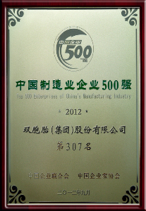 中國制造業(yè)企業(yè)500強(qiáng)